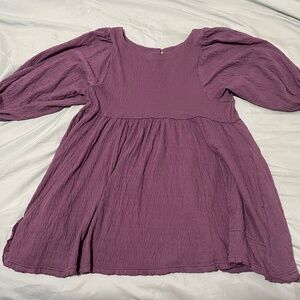 Free People Beach Purple Mini Dress – Size M